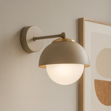 Brilagi - Applique murale COSMO 1xE27/60W/230V beige/doré