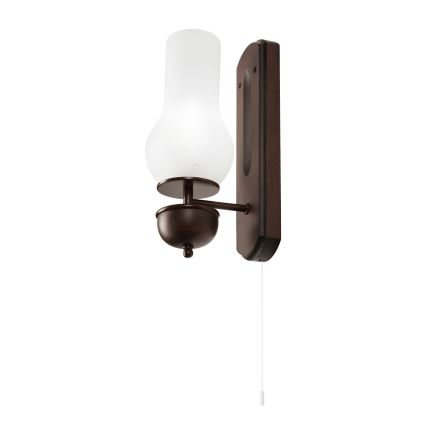Brilagi - Applique murale COTTAGE 1xE14/40W/230V hêtre/blanc