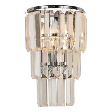 Brilagi - Applique murale CRYSTAL 1xE14/60W/230V chrome brillant