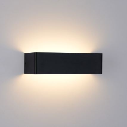 Brilagi - Applique murale d'extérieur DONNANI LED/12W/230V 30 cm noire IP44