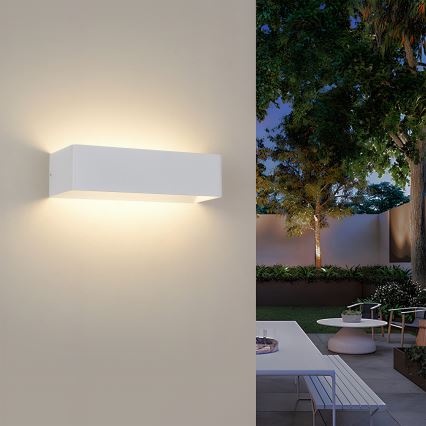 Brilagi - Applique murale d'extérieur DONNANI LED/12W/230V blanche IP44