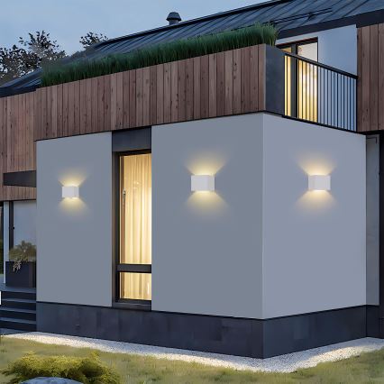 Brilagi - Applique murale d'extérieur DONNANI LED/5W/230V 10 cm blanc IP44