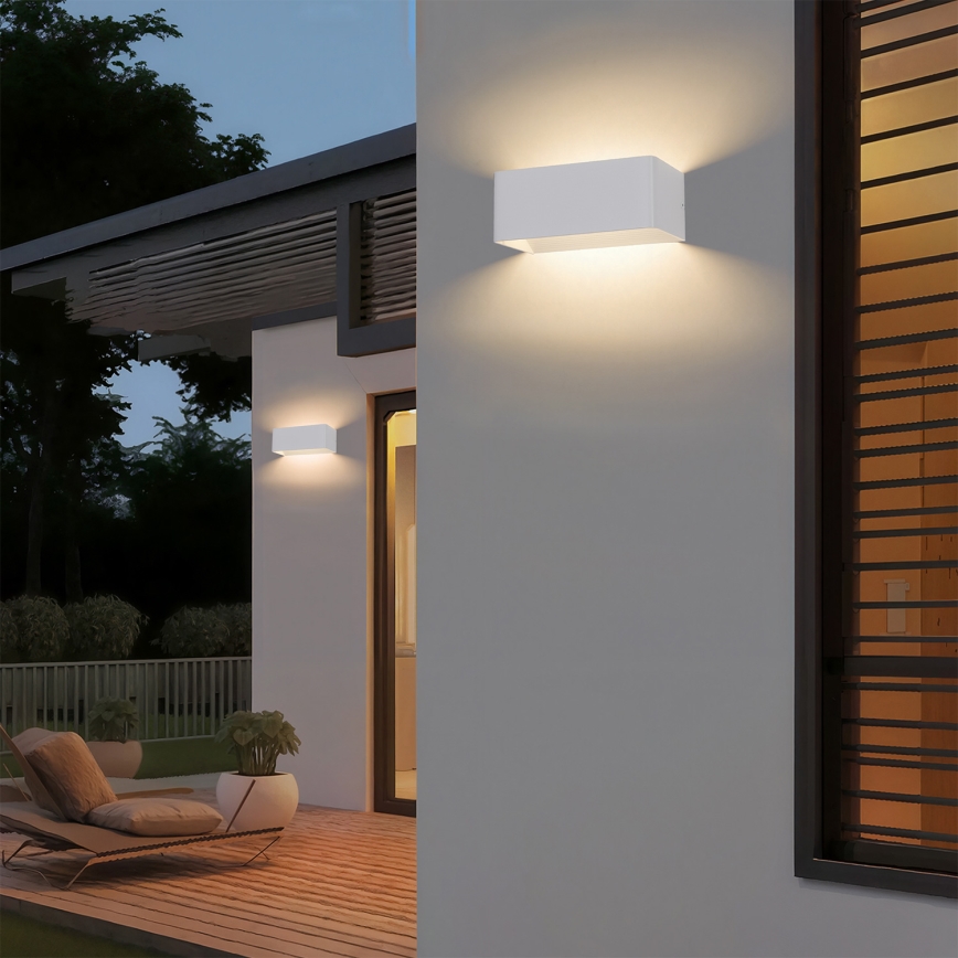Brilagi - Applique murale d'extérieur DONNANI LED/7W/230V blanche IP44