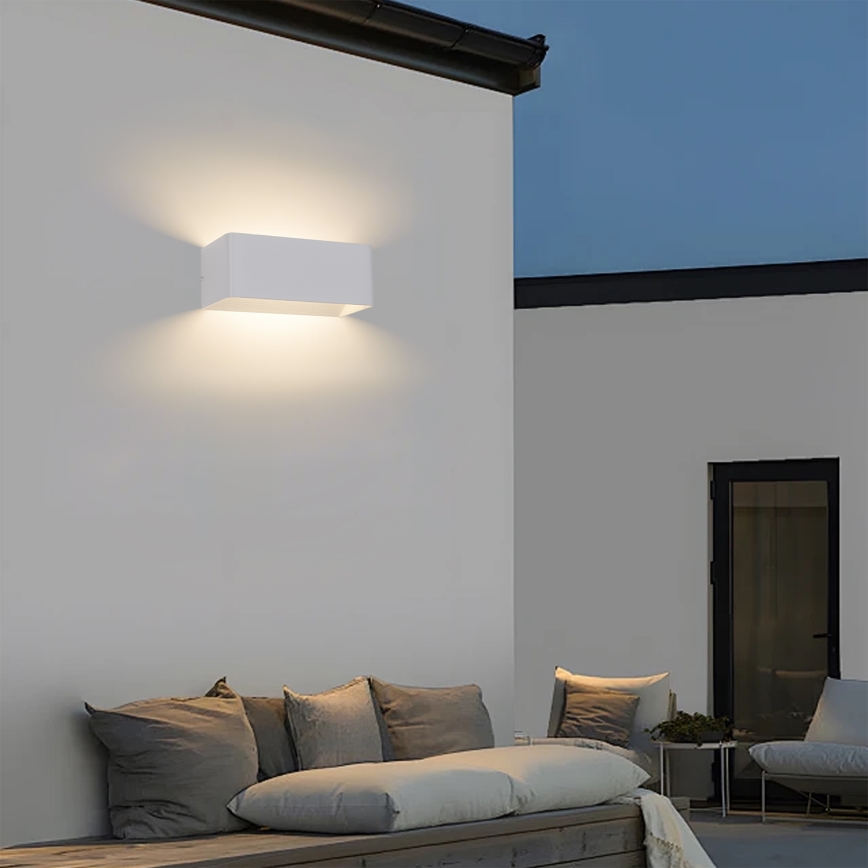 Brilagi - Applique murale d'extérieur DONNANI LED/7W/230V blanche IP44