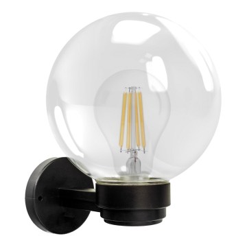 Brilagi - Applique murale d'extérieur HARBOR 1xE27/40W/230V IP33 noir/transparent