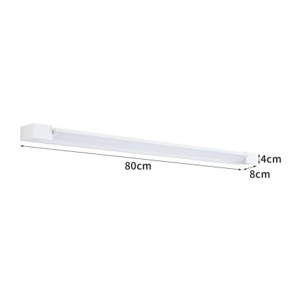 BRILAGI - Applique murale d'extérieur LED AQUA LINE LED/20W/230V 80 cm IP44 blanche CRI 90