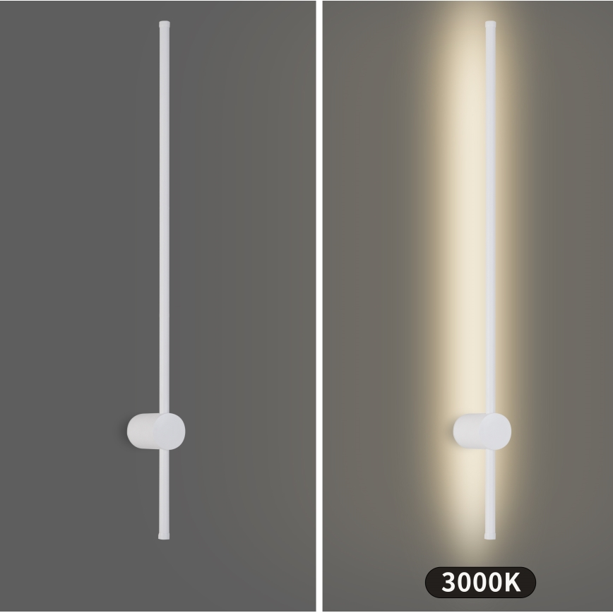 Brilagi - Applique murale LED d'extérieur AURA LED/20W/230V 3000K IP54 97 cm blanche IRC 90