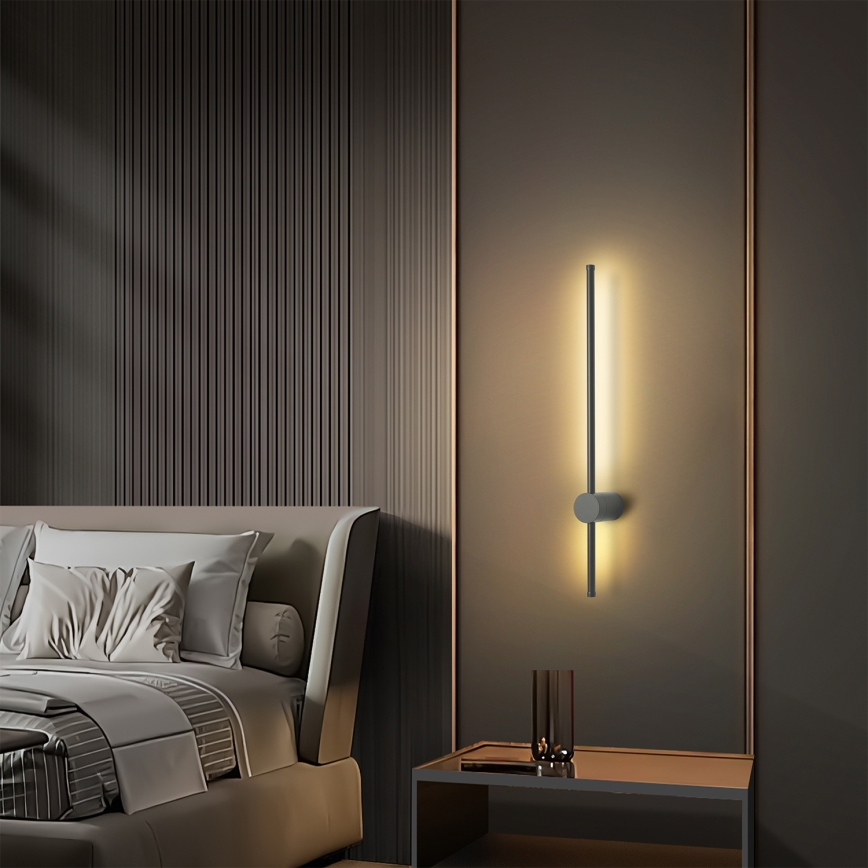 Brilagi - Applique murale d'extérieur AURA LED/12W/230V 3000K IP54 65 cm anthracite