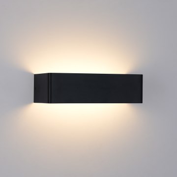 Brilagi - Applique murale d'extérieur LED DONNANI LED/12W/230V noir IP44