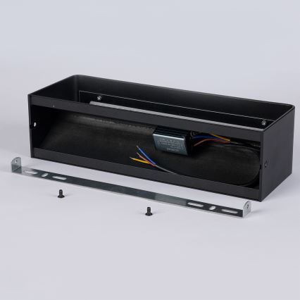 Brilagi - Applique murale d'extérieur LED DONNANI LED/12W/230V noir IP44