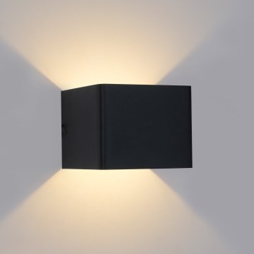 Brilagi - Applique murale d'extérieur LED DONNANI LED/5W/230V 10 cm noir IP44