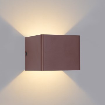 Brilagi - Applique murale d'extérieur LED DONNANI LED/5W/230V brune IP44