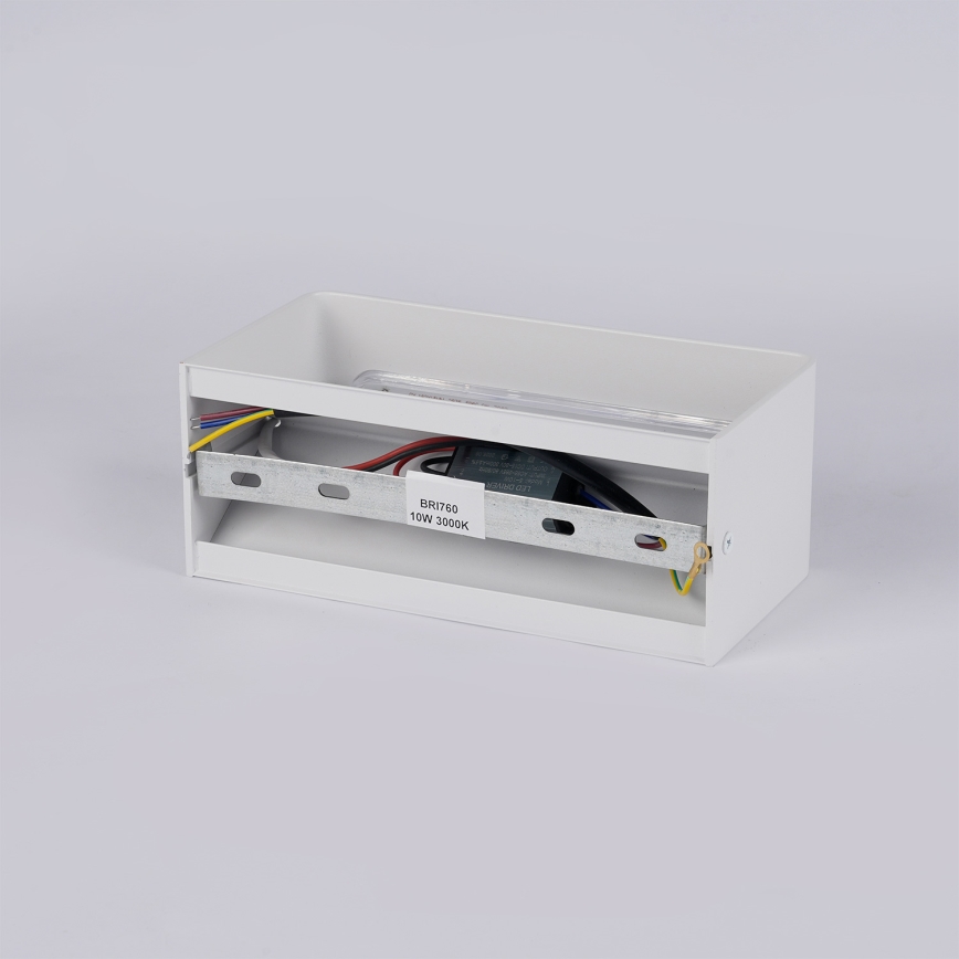 Brilagi - Applique murale d'extérieur LED DONNANI LED/7W/230V 20 cm blanche IP44
