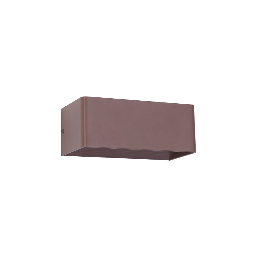 Brilagi - Applique murale d'extérieur LED DONNANI LED/7W/230V marron IP44