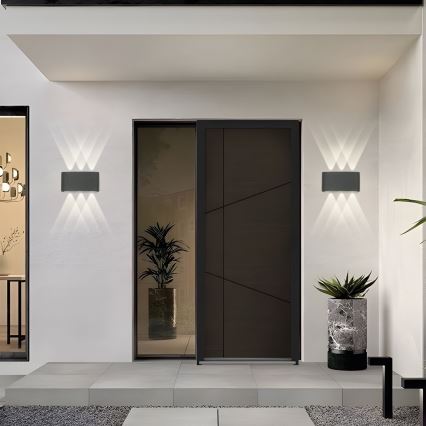 Brilagi - Applique murale d'extérieur LED FLAREBOX LED/6W/230V anthracite IP65