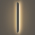 Brilagi - Applique murale d'extérieur LED LINEAR LED/22W/230V 3000K IP65 100 cm noire
