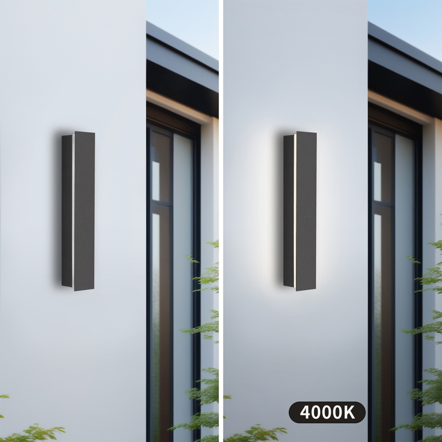 Brilagi - Applique murale extérieure LED LINEAR/8W/230V 4000K IP65 30 cm anthracite