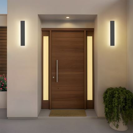 Brilagi - Applique murale extérieure LED LINEAR/8W/230V 4000K IP65 30 cm anthracite
