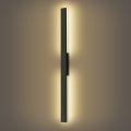 Brilagi - Applique murale d'extérieur LED LUNA LED/24W/230V 3000K IP65 100 cm noire