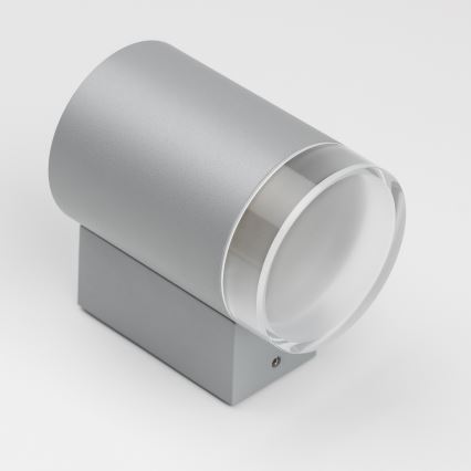Brilagi - LED RGBW dimmable Applique murale d'extérieur MATERA 1xGU10/4,8W/230V 3000K IP54 gris + télécommande