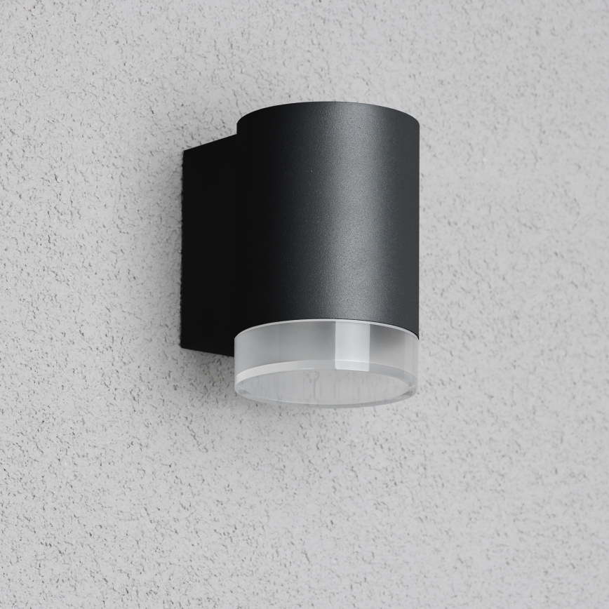 Brilagi - LED RGBW dimmable applique murale d'extérieur MATERA 1xGU10/4,8W/230V 3000K IP54 noire + télécommande