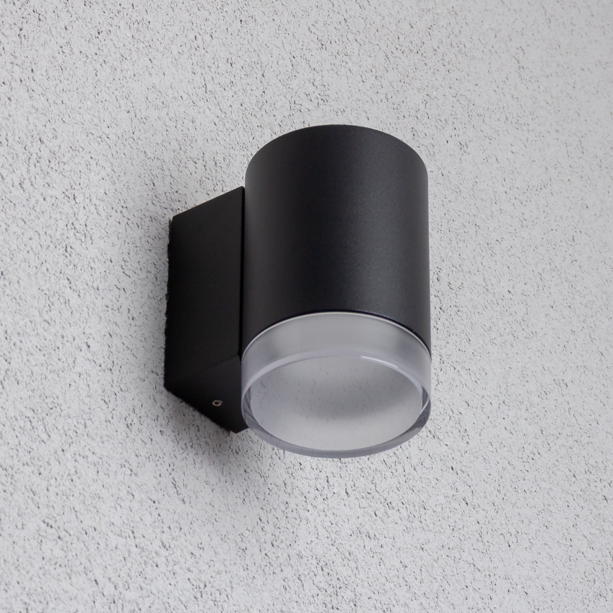 Brilagi - LED RGBW dimmable applique murale d'extérieur MATERA 1xGU10/4,8W/230V 3000K IP54 noire + télécommande