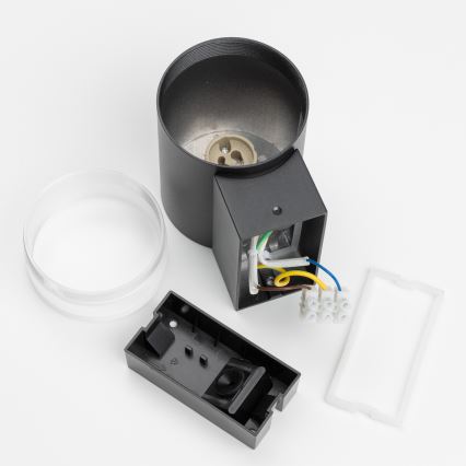 Brilagi - LED RGBW dimmable applique murale d'extérieur MATERA 1xGU10/4,8W/230V 3000K IP54 noire + télécommande
