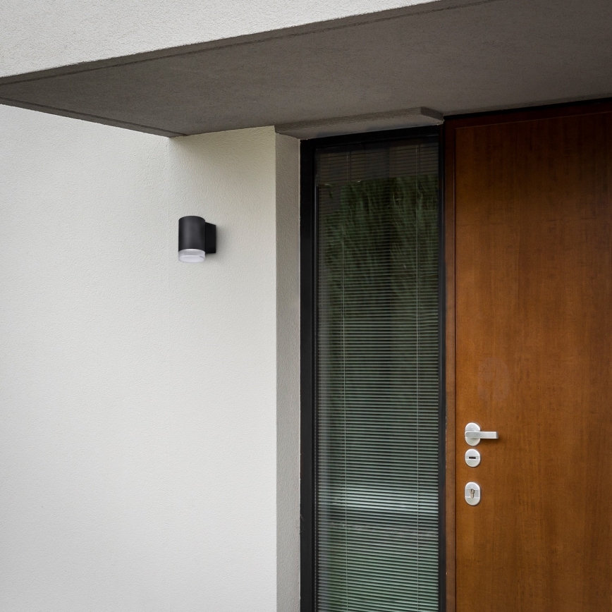 Brilagi - LED RGBW dimmable applique murale d'extérieur MATERA 1xGU10/4,8W/230V 3000K IP54 noire + télécommande