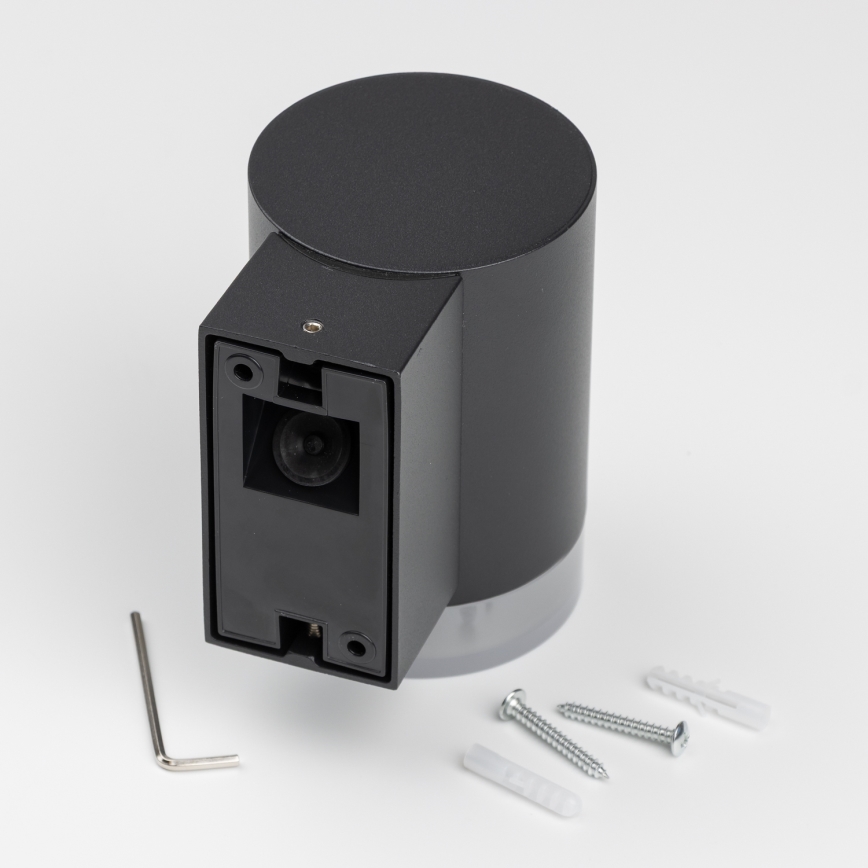 Brilagi - LED RGBW dimmable applique murale d'extérieur MATERA 1xGU10/6W/230V 3000K IP54 noire + télécommande