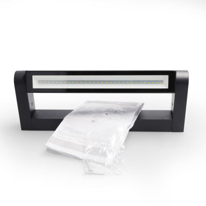 Brilagi - Applique murale d'extérieur LED SALERNO LED/12W/230V 35,5 cm noire IP65