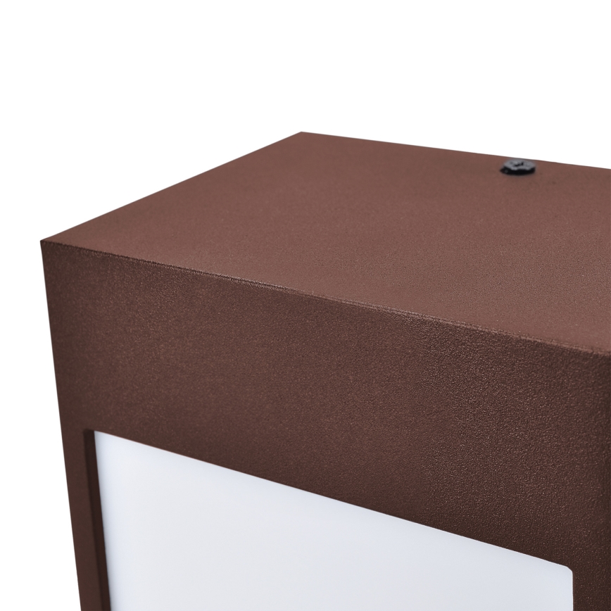 Brilagi - Applique murale d'extérieur LED TERNI LED/12W/230V brun IP44