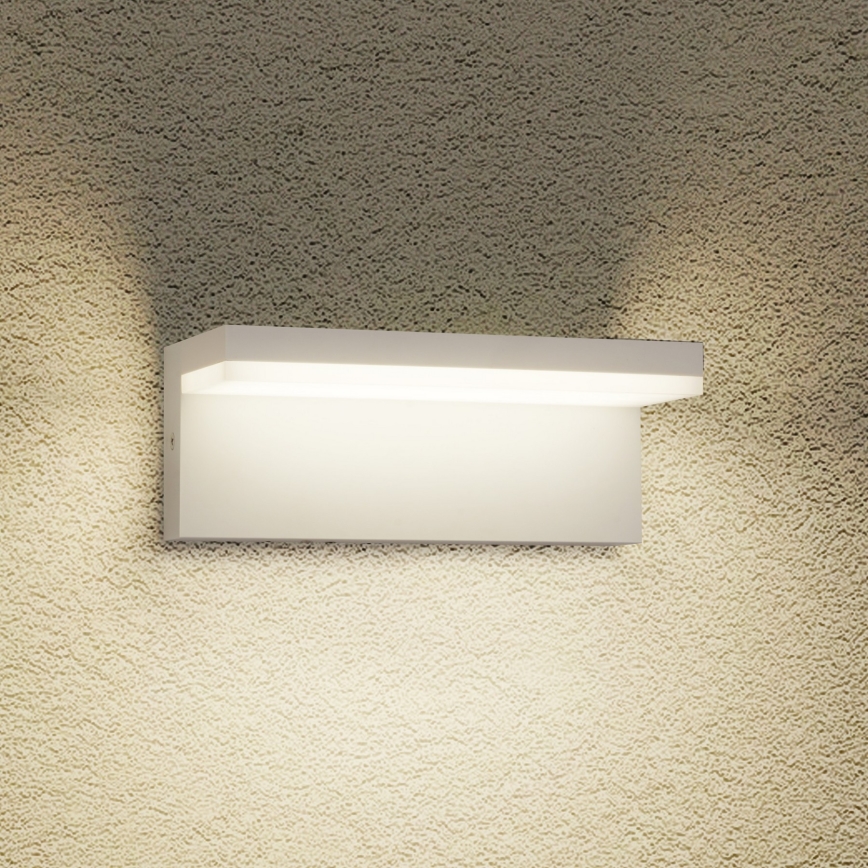 Brilagi - Applique murale d'extérieur LED TESSI LED/10W/230V blanche IP54