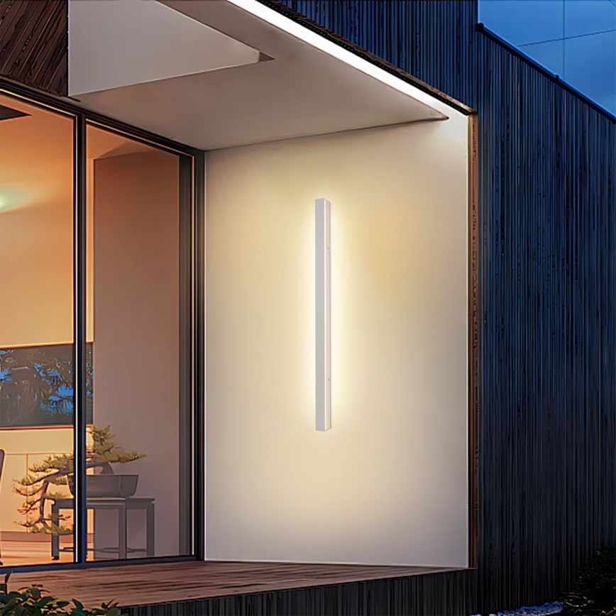 Brilagi - Applique murale LED d'extérieur LINEAR LED/22W/230V 3000K IP65 100 cm blanche IRC 90