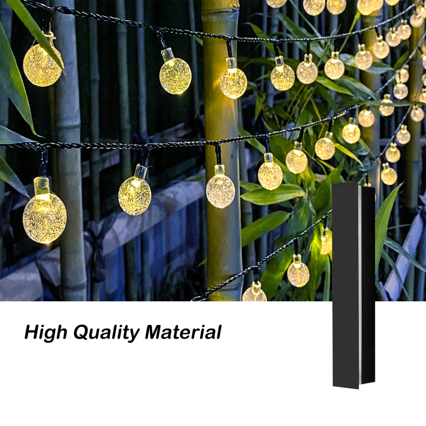 Brilagi - Applique murale d'extérieur LED LINEAR LED/8W/230V 3000K IP65 30 cm noire