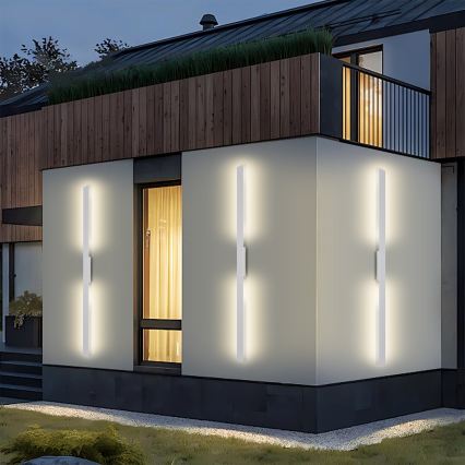 Brilagi - Applique murale extérieure LED LUNA LED/30W/230V 3000K IP65 150 cm blanche IRC 90