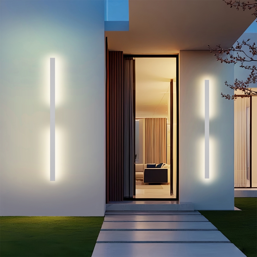 Brilagi - Applique murale extérieure LED LUNA LED/30W/230V 3000K IP65 150 cm blanche IRC 90