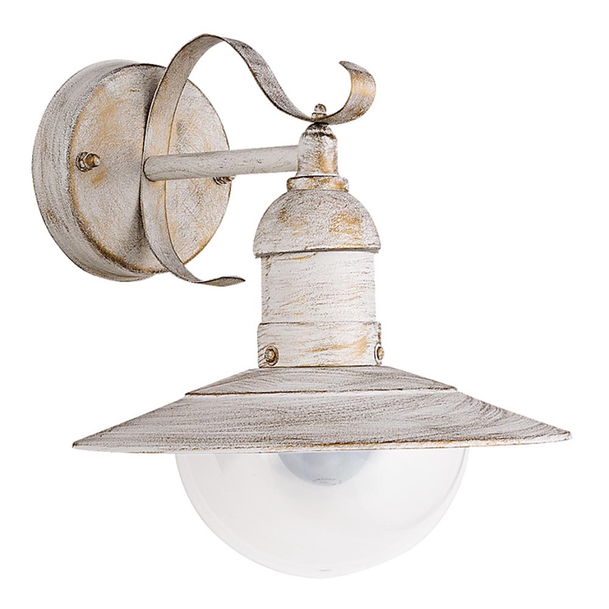 Brilagi - Applique murale d'extérieur MOLDE 1xE27/60W/230V IP44 blanc/patine