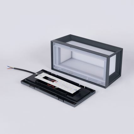 Brilagi - Applique murale d'extérieur PARKER LED/12W/230V anthracite IP44