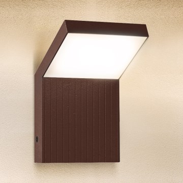 Brilagi - Applique murale d'extérieur RIANO LED/8W/230V brun IP65