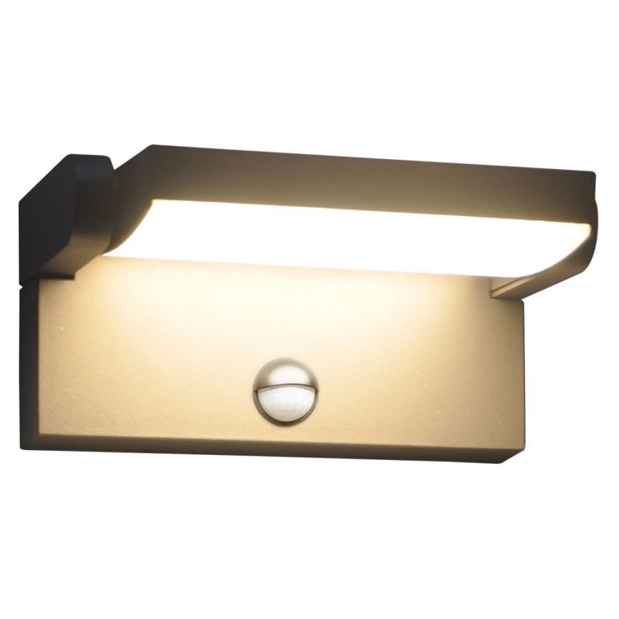 Brilagi- Applique murale extérieure avec détecteur ANKLE LED/18W/230V 3000K IP65 anthracite