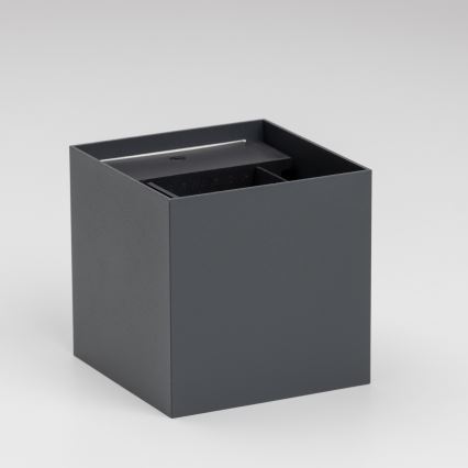 Brilagi - Applique murale extérieure CUBE LED/6W/230V anthracite IP54