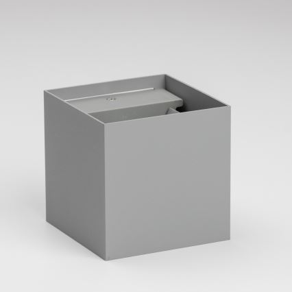 Brilagi - Applique murale extérieure CUBE LED/6W/230V gris IP54