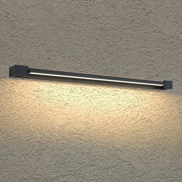 BRILAGI - Applique murale extérieure LED AQUA LINE LED/24W/230V 90 cm IP44 noire CRI 90