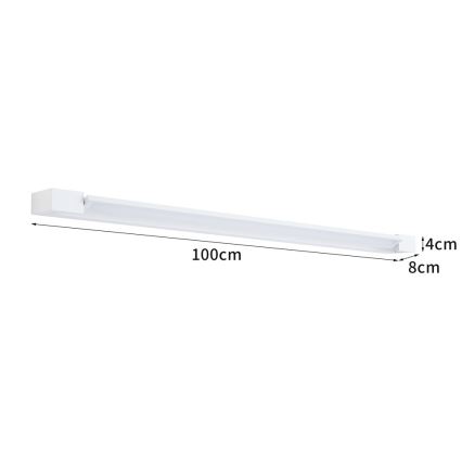 BRILAGI - Applique murale d'extérieur LED AQUA LINE LED/28W/230V 100 cm IP44 blanche CRI 90