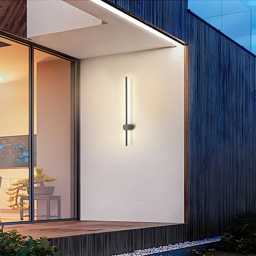 Brilagi - Applique murale d'extérieur AURA LED/12W/230V 4000K IP54 65 cm anthracite