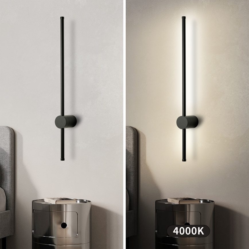 Brilagi - Applique murale extérieure LED AURA LED/12W/230V 4000K IP54 65 cm noir