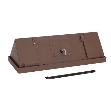 Brilagi - Applique murale d'extérieur LED avec détecteur de mouvement TRIANGLE LED/42W/230V 45 cm marron IP65