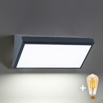 Brilagi - Applique murale extérieure LED dimmable TRIANGLE 1xE27/6W/230V 2700-6500K IP65 anthracite