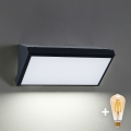 Brilagi - Applique murale extérieure LED dimmable TRIANGLE 1xE27/6W/230V 2700-6500K IP65 noir