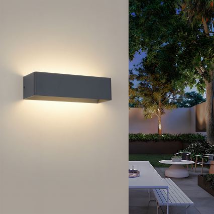 Brilagi - Applique murale extérieure LED DONNANI LED/12W/230V anthracite IP44